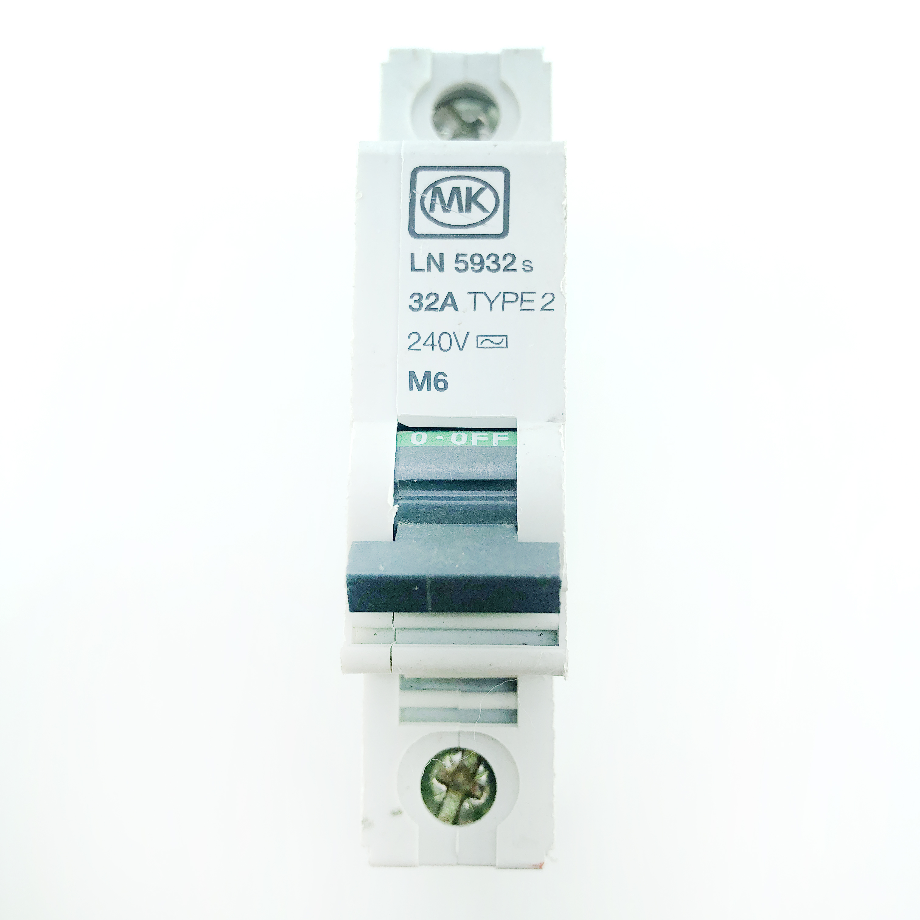 MK Sentry 5932s 32A Typ B Einpoliger MCB-Schutzschalter – 32 Ampere Für 230/400V NETZ
