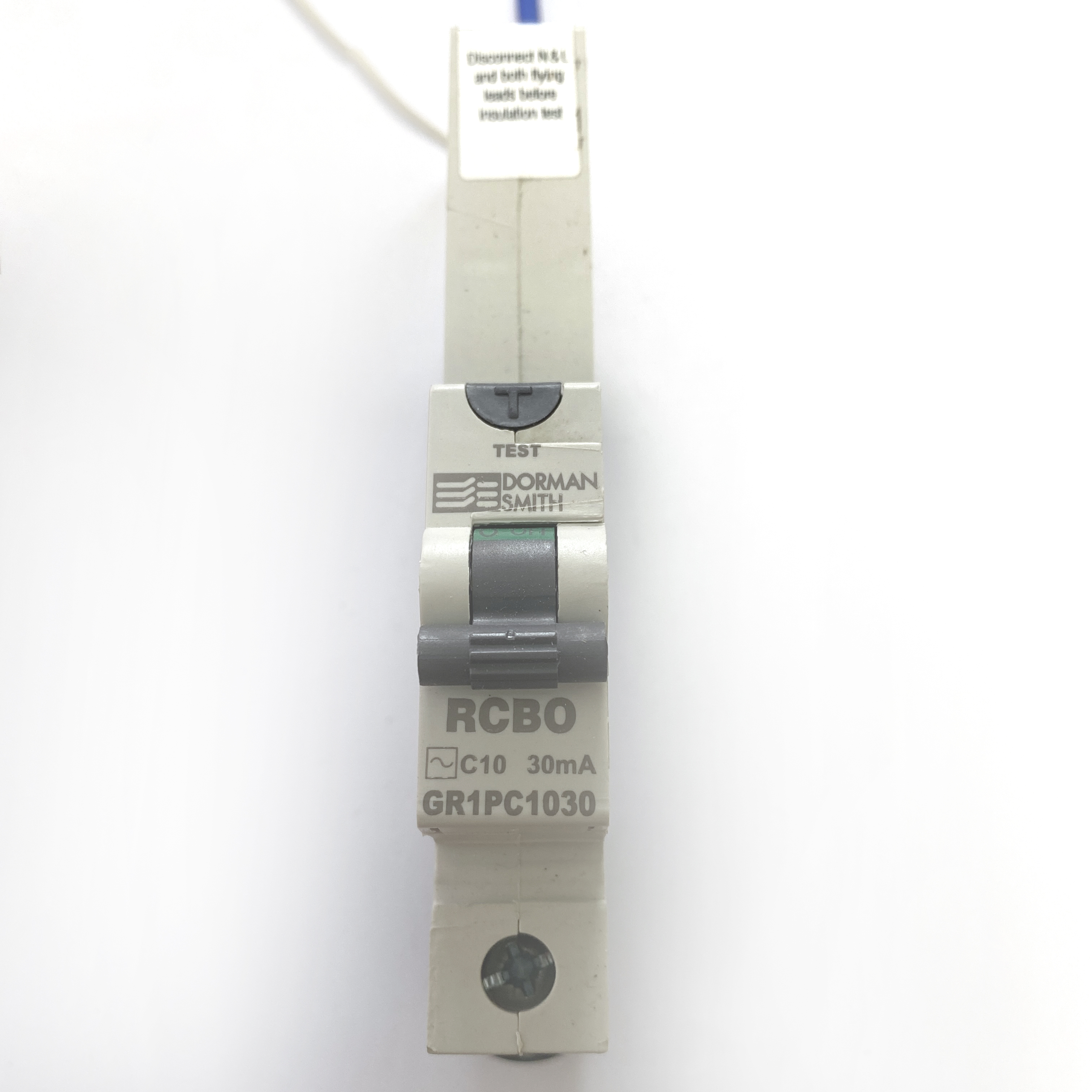 RCBO's: Dorman Smith GR1PC1030 C10 10A 10 Amp 30mA RCBO Circuit Breaker ...