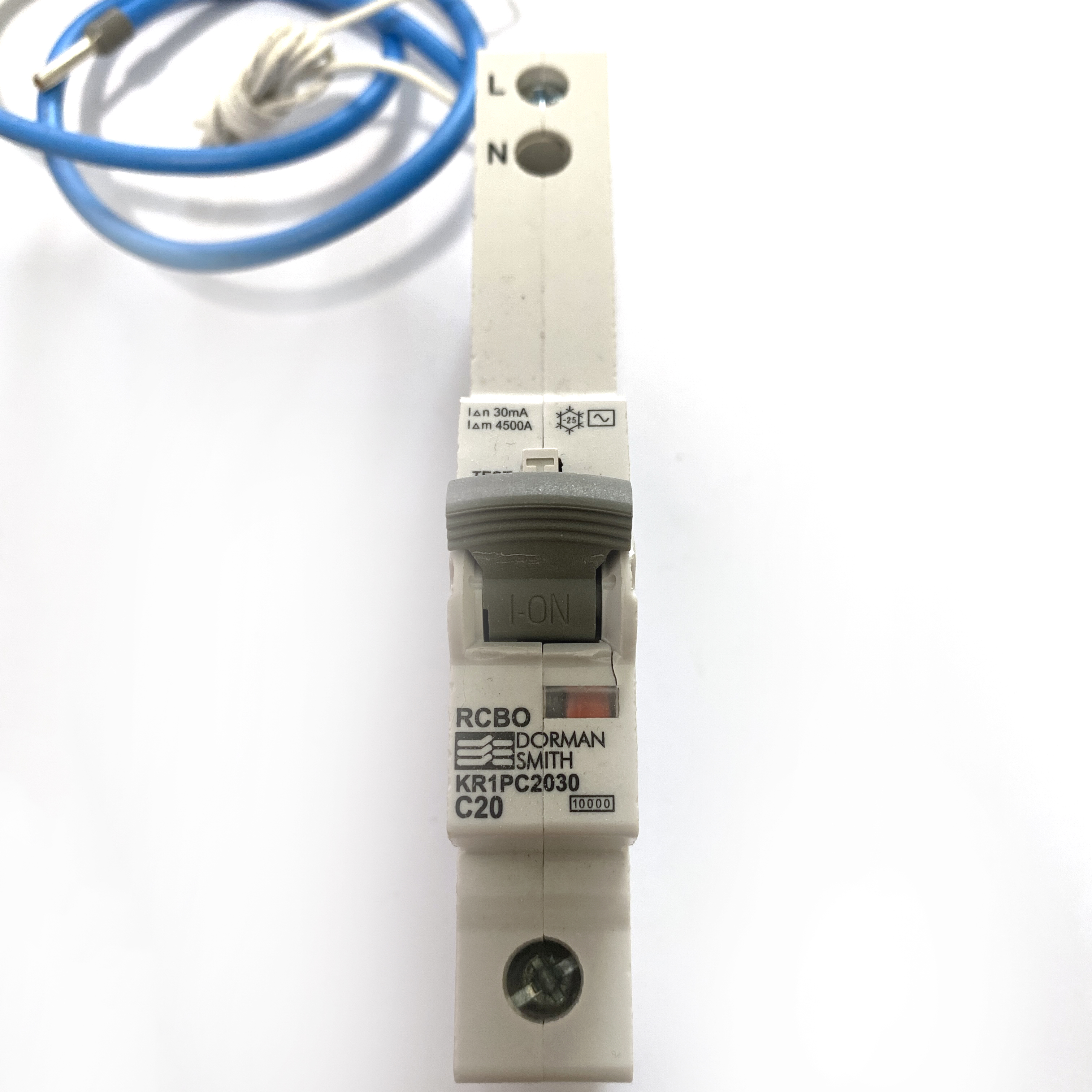 RCBO's: Dorman Smith KR1PC2030 C20 20A 20 Amp 30mA RCBO Circuit Breaker ...