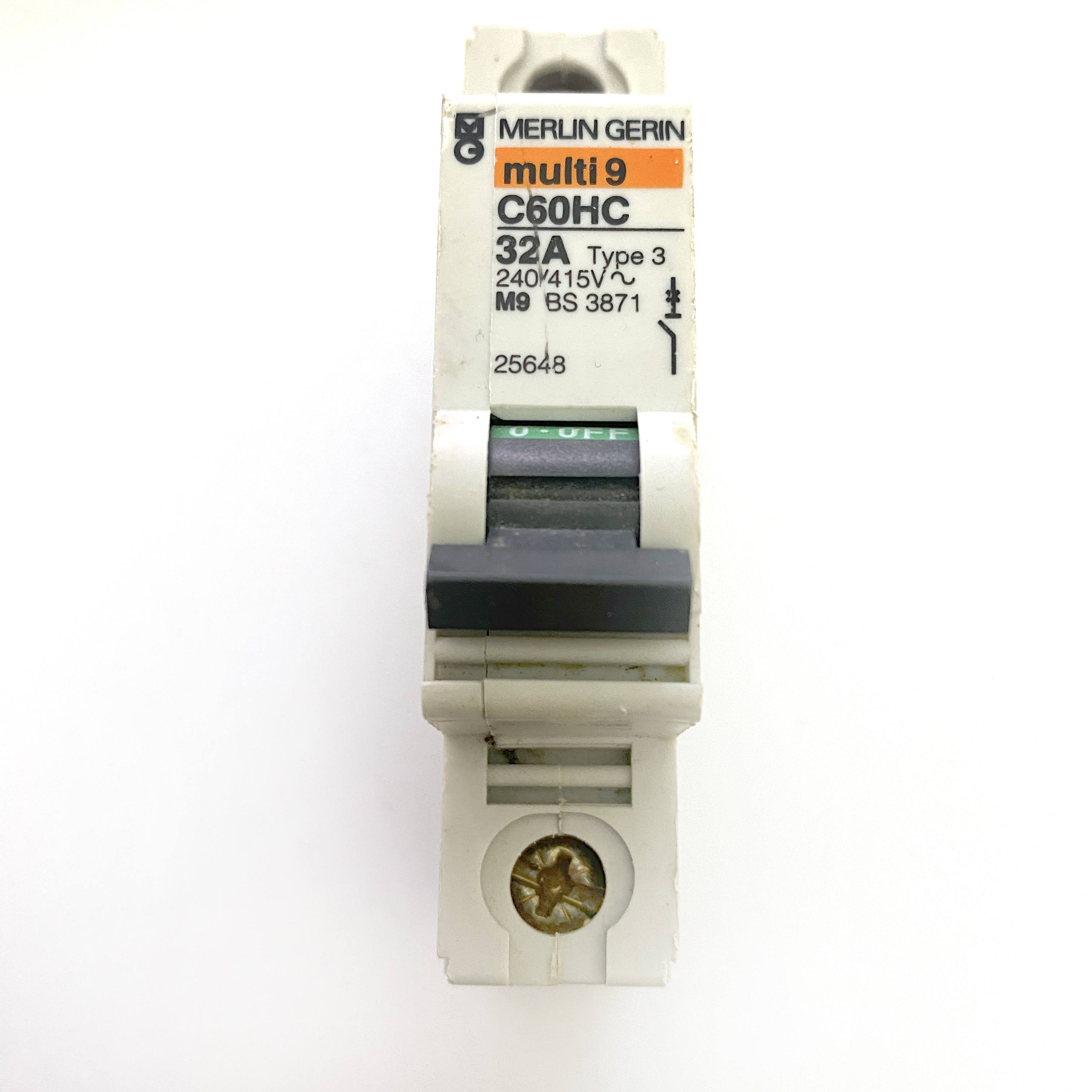MCB's: Merlin Gerin Multi9 C60HC 25648 M9 32A 32 Amp MCB Circuit ...