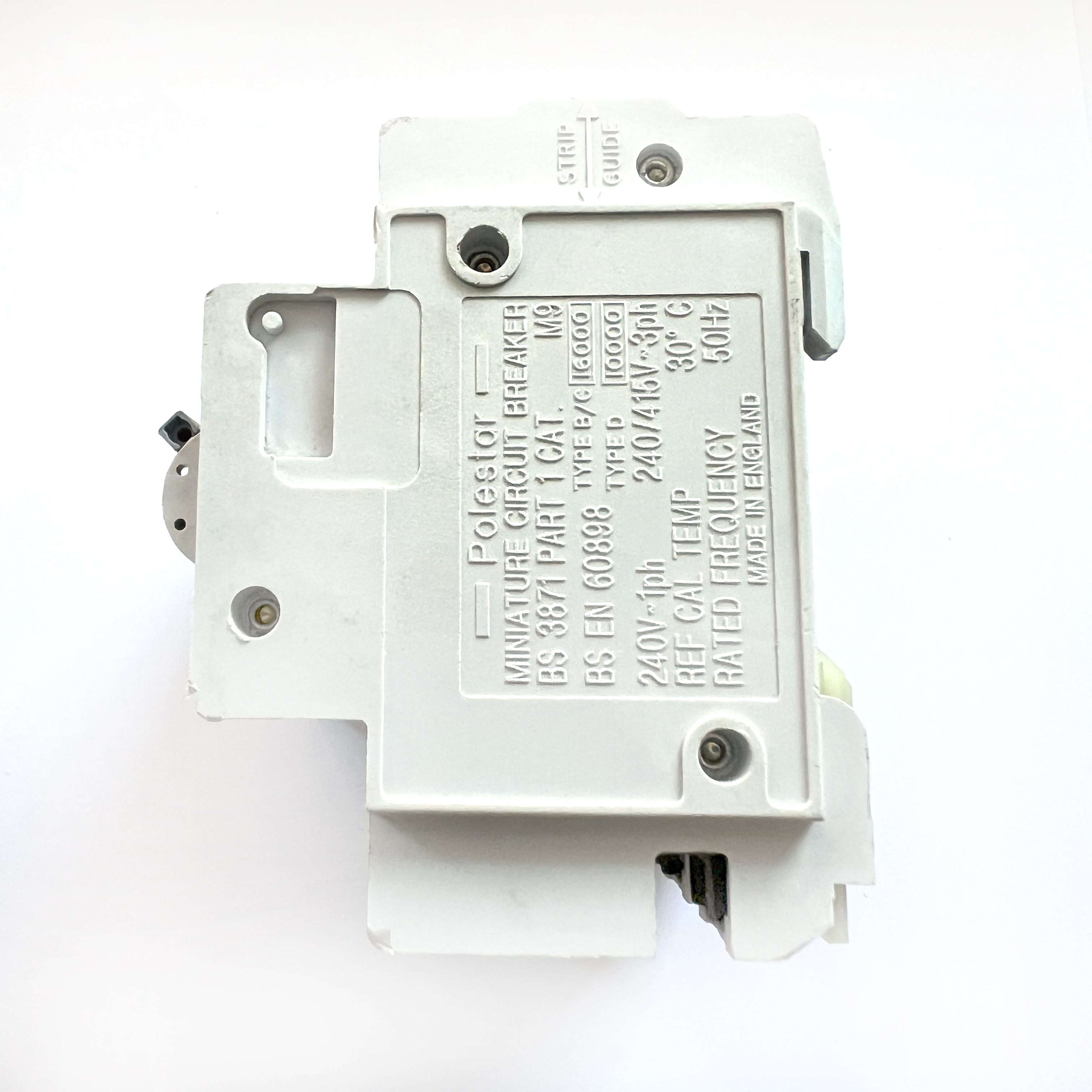 Crabtree Polestar 632/32 MCB – 32 A, 3-poliger Leitungsschutzschalter Typ 2, Gebraucht, Aber Funktionsfähig