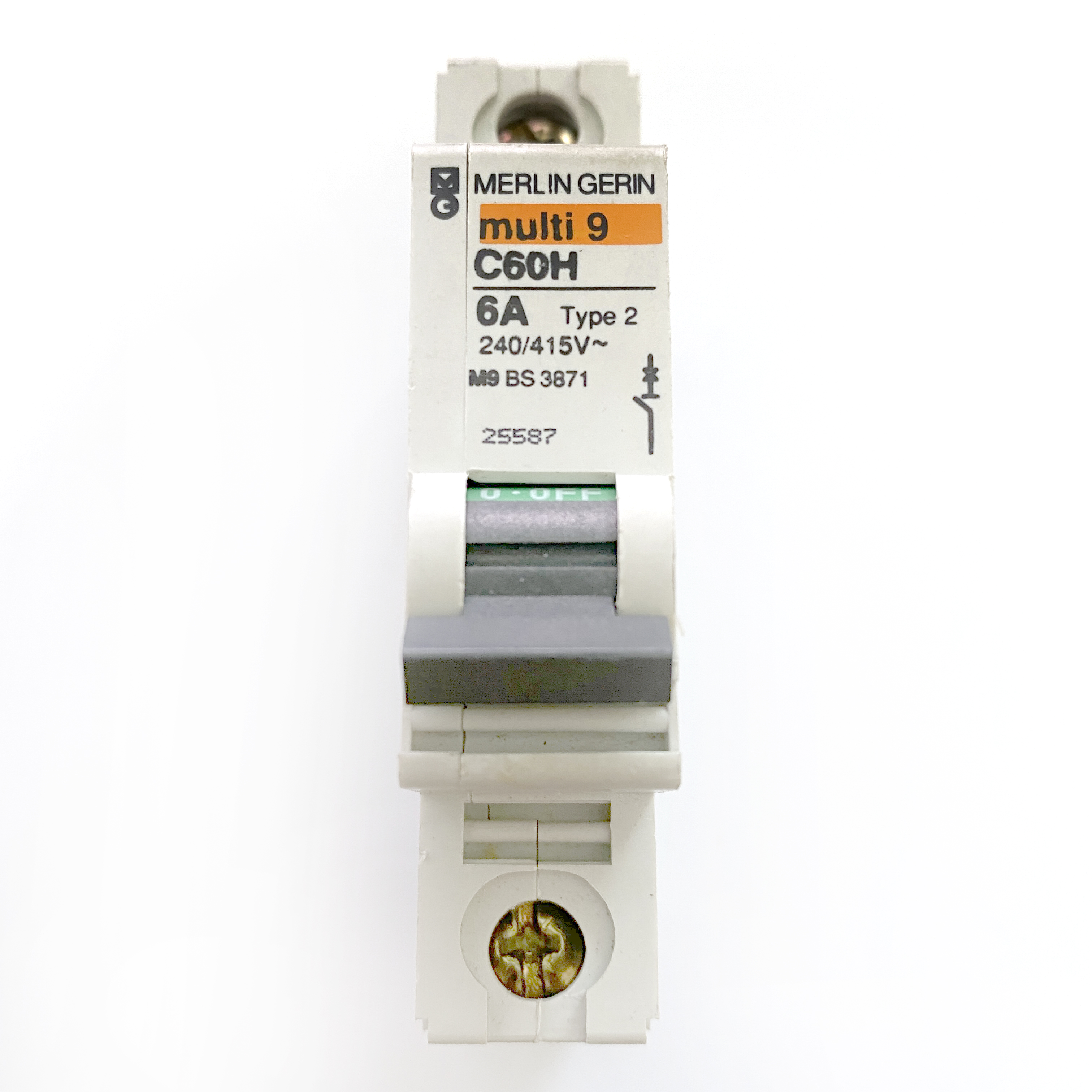 MCB's: Merlin Gerin Multi9 C60H 25587 M9 6A 6 Amp MCB Circuit Breaker ...